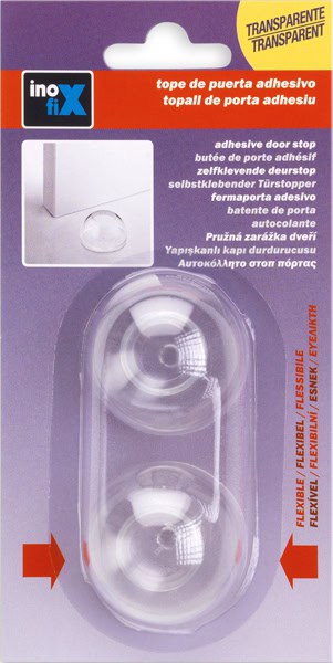 Στοπ πόρτας Inofix 2033-0 Αυτοκόλλητο Διάφανο 2 τμχ 27x40x40 mm Στοπ πόρτας Inofix 2033-0 Αυτοκόλλητο Διάφανο 2 τμχ 27x40x40 mm