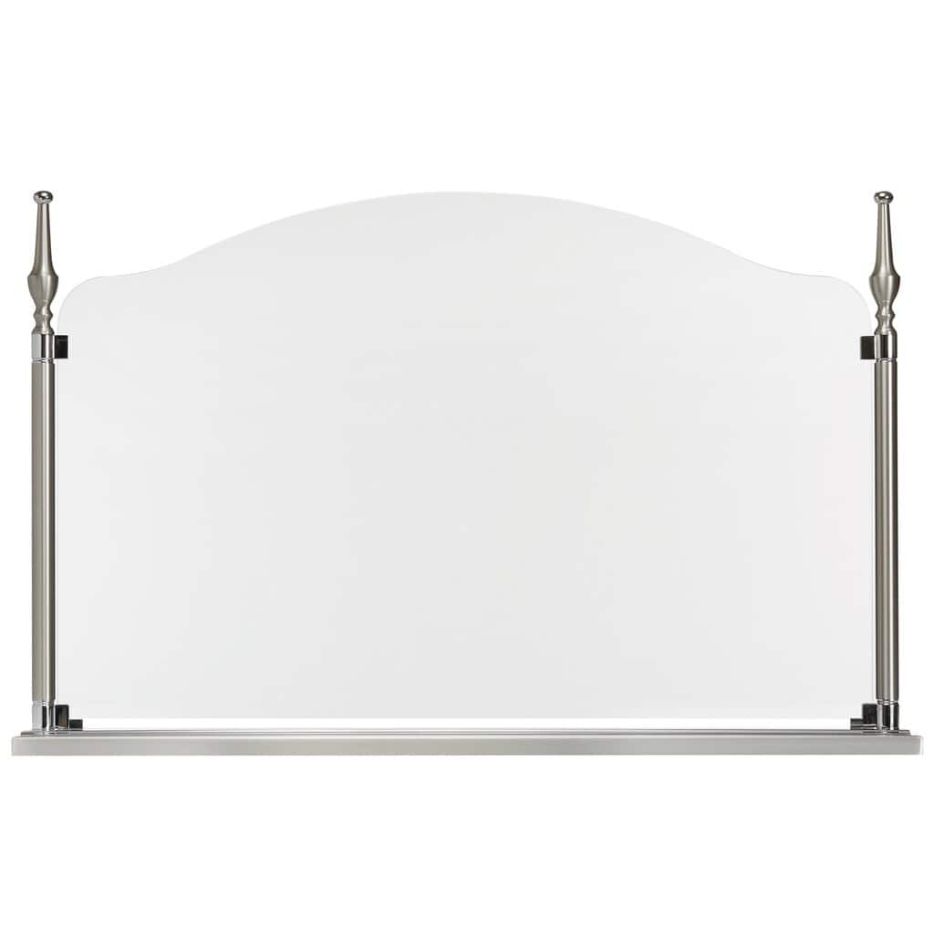 Κάλυψη Τζακιού Zogometal 530 Γυάλινη-Νίκελ Ματ 58x94cm Κάλυψη Τζακιού Zogometal 530 Γυάλινη-Νίκελ Ματ 58x94cm