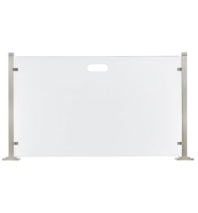 Κάλυψη Τζακιού Zogometal 559 Γυάλινη-Νίκελ Ματ 52x91cm Κάλυψη Τζακιού Zogometal 559 Γυάλινη-Νίκελ Ματ 52x91cm