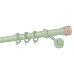 Κουρτινόξυλο Μεταλλικό Φ25 Zogometal CP4132 Φυστικί Γυαλιστερό