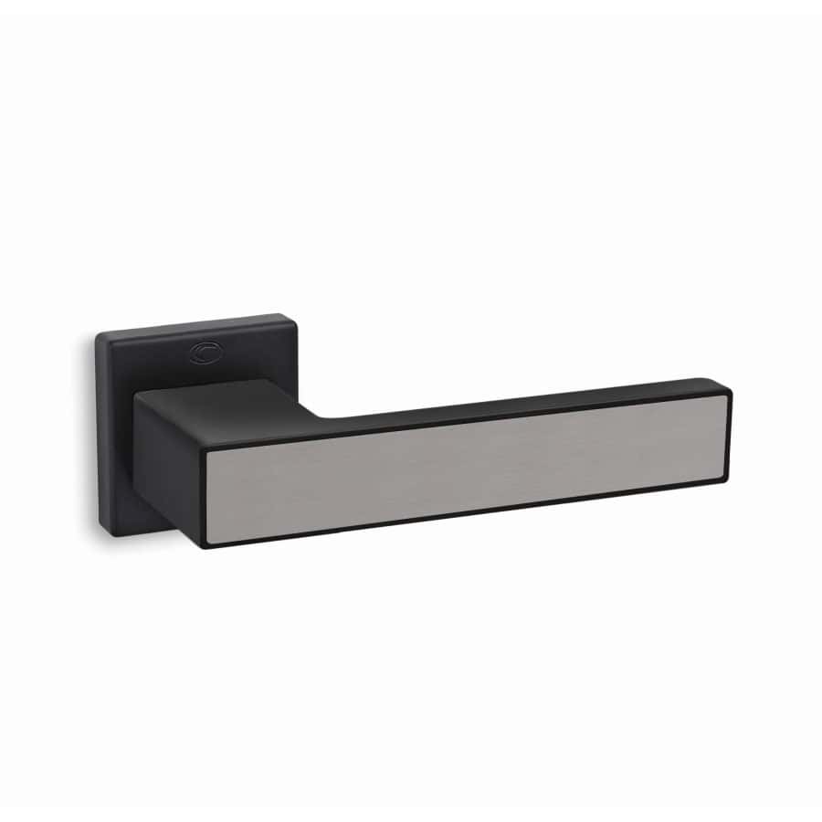 Πόμολο Πόρτας Convex 2185 Ροζέτα Ματ Μαύρο - Inox Πόμολο Πόρτας Convex 2185 Ροζέτα Ματ Μαύρο - Inox