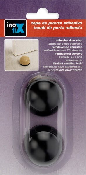 Στοπ πόρτας Inofix 2033-3 Αυτοκόλλητο Μαύρο 2 τμχ 27x40x40 mm Στοπ πόρτας Inofix 2033-3 Αυτοκόλλητο Μαύρο 2 τμχ 27x40x40 mm