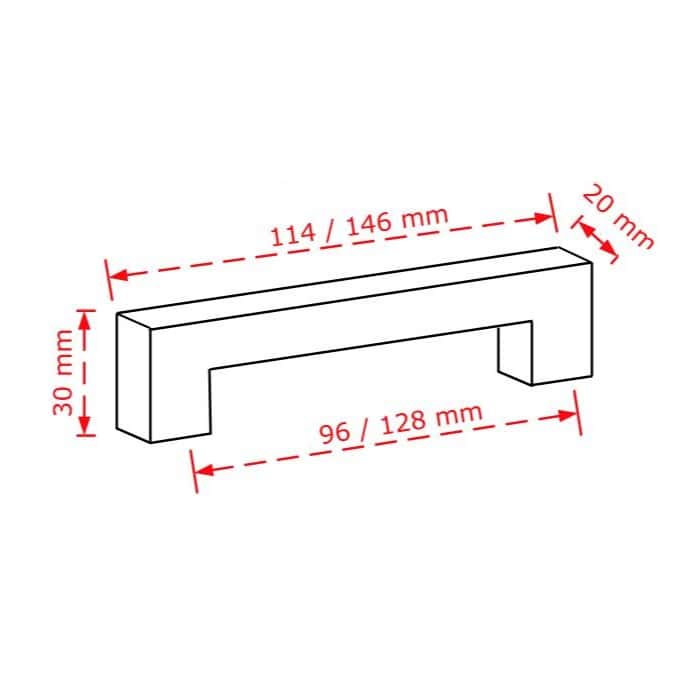 Λαβή Επίπλου Viobrass 712 Αντικέ 9,6cm Λαβή Επίπλου Viobrass 712 Αντικέ 9,6cm