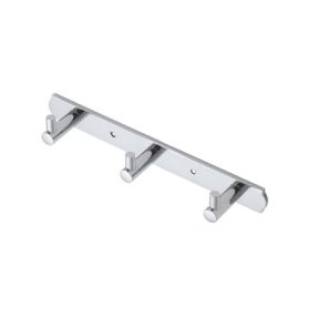 Κρεμάστρα Import Hellas K21063 3 Θέσεων Αλουμινίου 20x2x4cm Κρεμάστρα Import Hellas K21063 3 Θέσεων Αλουμινίου 20x2x4cm
