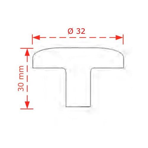 Πόμολο Viobrass 711 Αντικέ Φ32mm Πόμολο Viobrass 711 Αντικέ Φ32mm