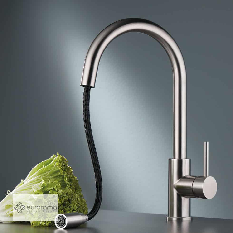 Μπαταρία Κουζίνας Eurorama 702600-411 Black Brushed Μπαταρία Κουζίνας Eurorama 702600-411 Black Brushed
