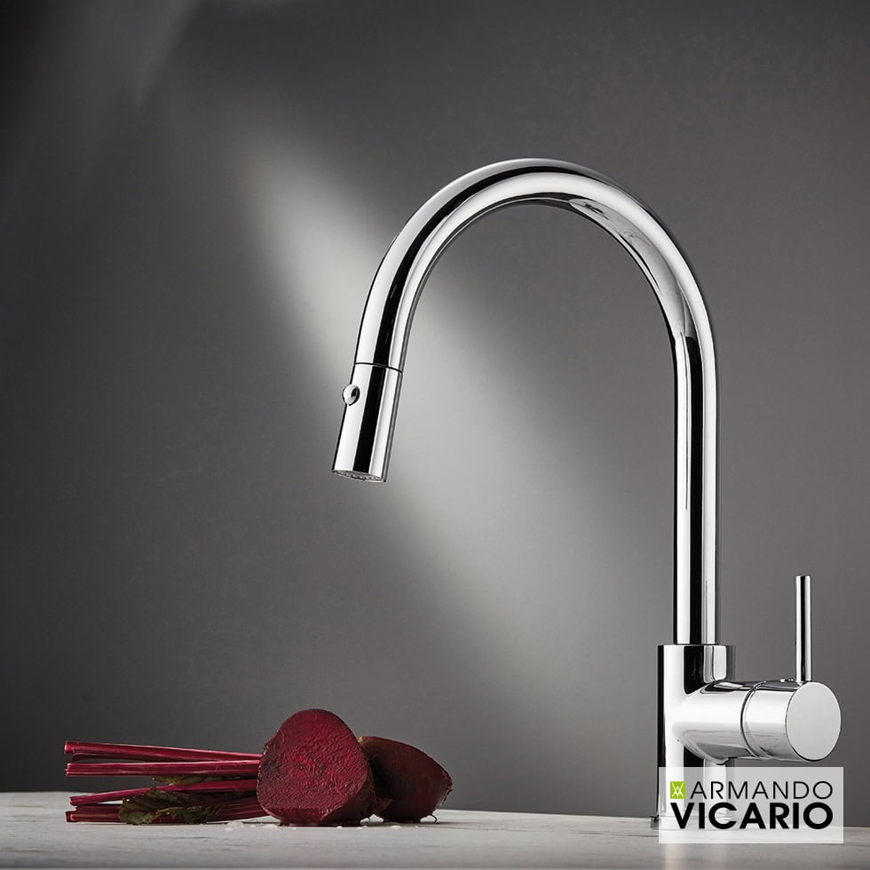 Μπαταρία Κουζίνας Armando Vicario Fluo 18780-100 Chrome Μπαταρία Κουζίνας Armando Vicario Fluo 18780-100 Chrome