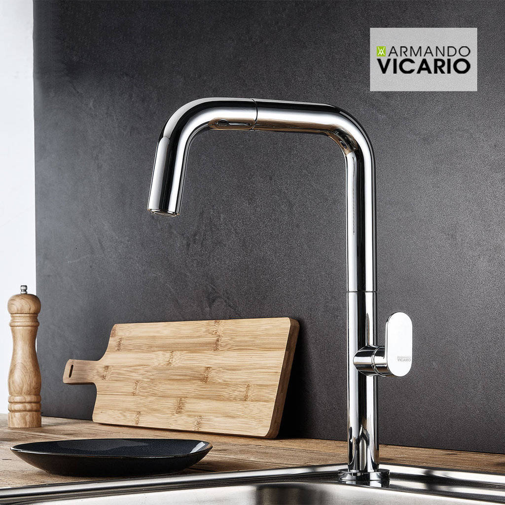 Μπαταρία Κουζίνας Armando Vicario Eva 400746-100 Chrome Μπαταρία Κουζίνας Armando Vicario Eva 400746-100 Chrome