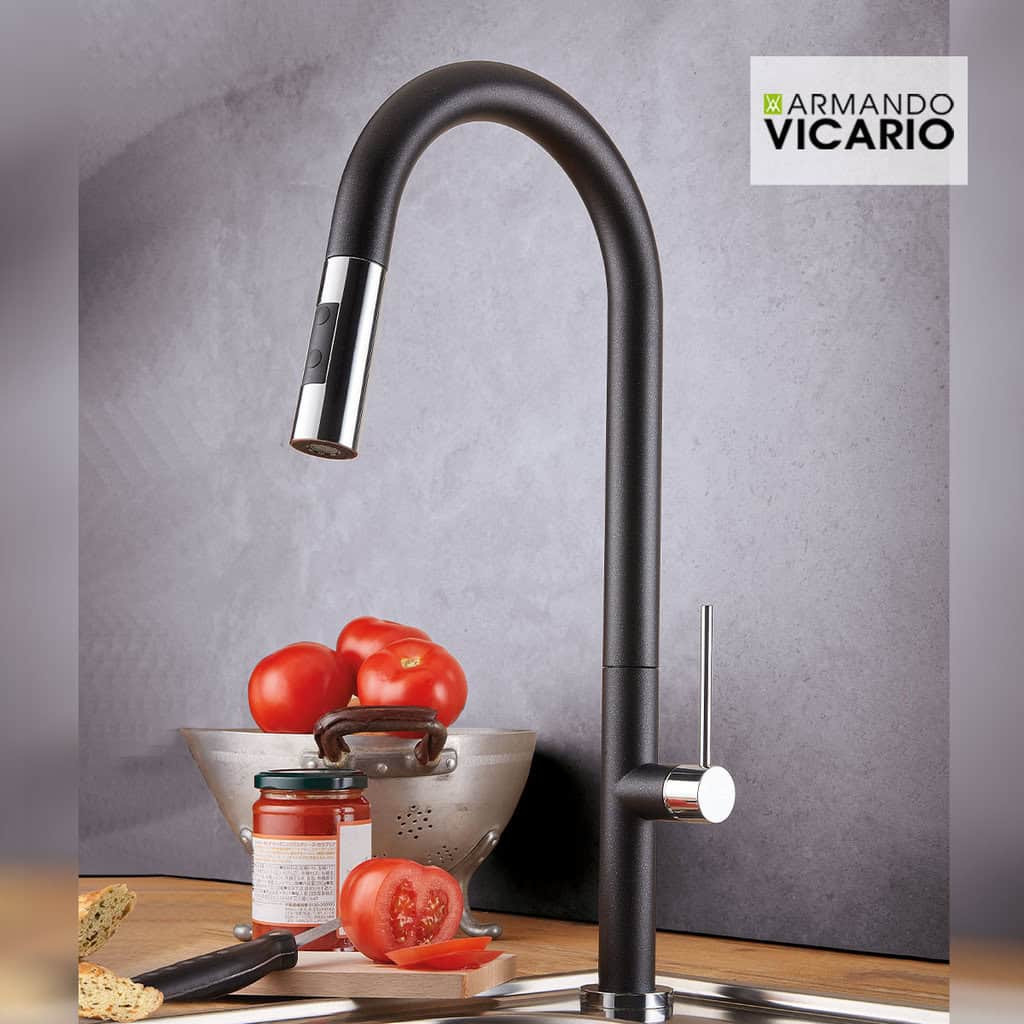 Μπαταρία Κουζίνας Armando Vicario Tozo 48780-1401 Nero Μπαταρία Κουζίνας Armando Vicario Tozo 48780-1401 Nero