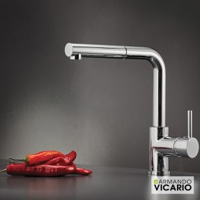 Μπαταρία Κουζίνας Armando Vicario Fluo 18580-100 Chrome Μπαταρία Κουζίνας Armando Vicario Fluo 18580-100 Chrome