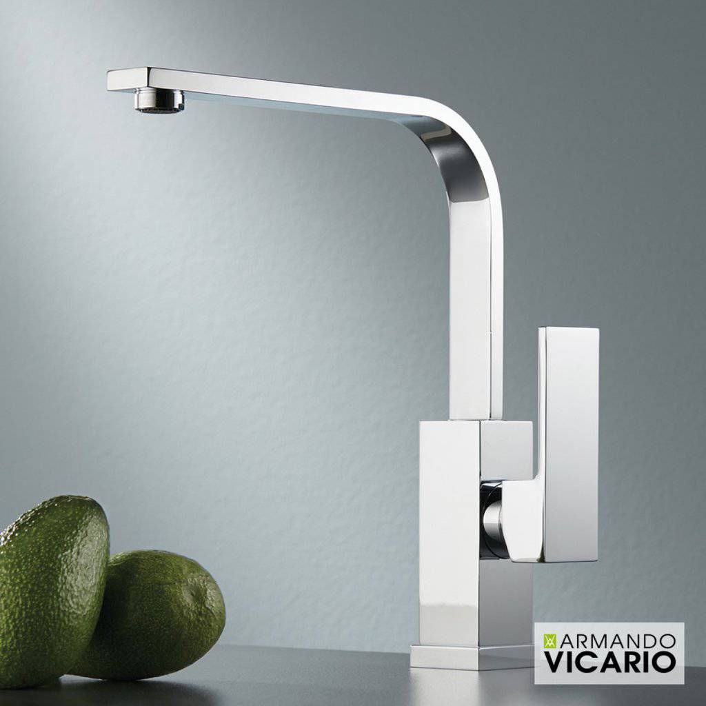 Μπαταρία Κουζίνας Armando Vicario Kubo 35510-100 Chrome Μπαταρία Κουζίνας Armando Vicario Kubo 35510-100 Chrome