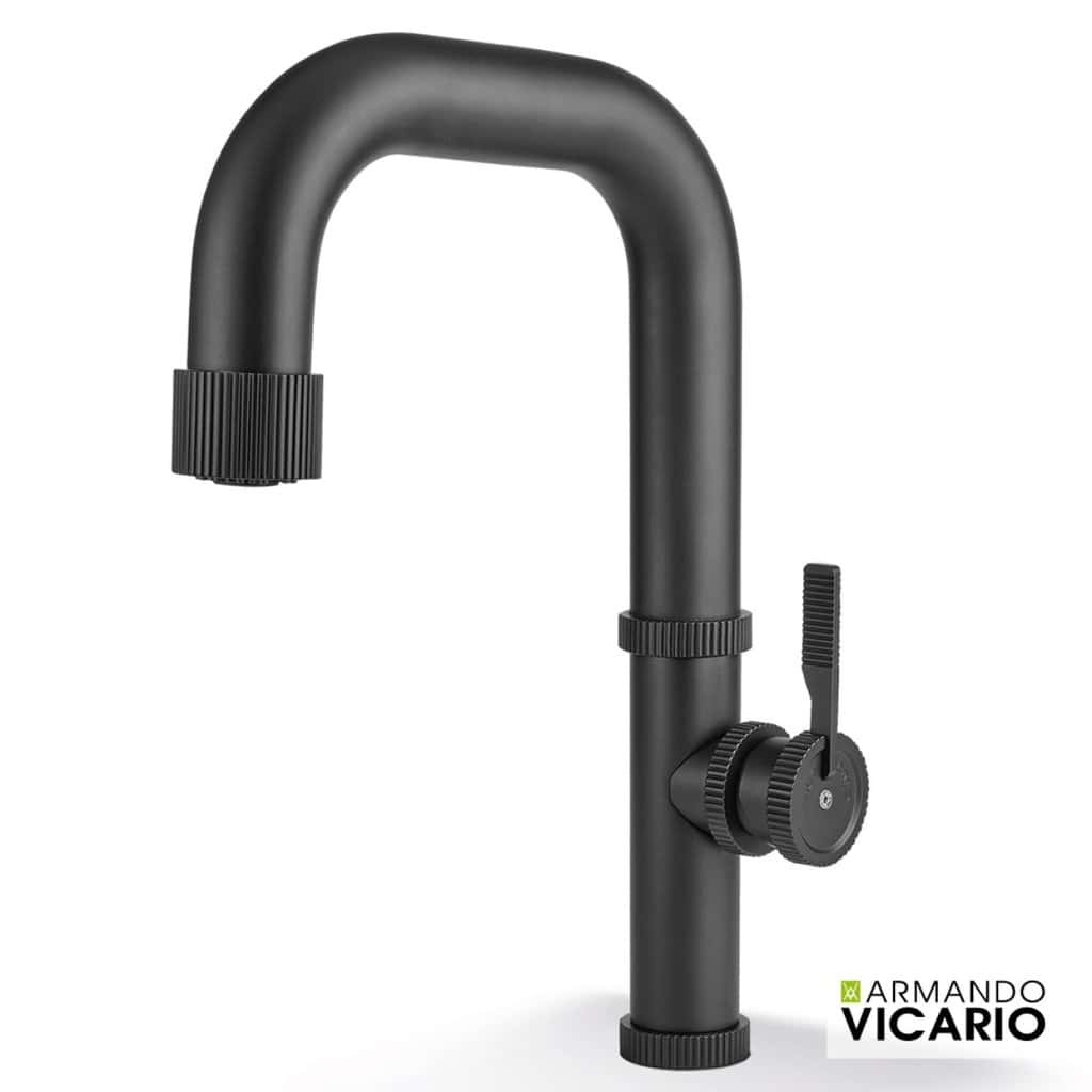 Μπαταρία Κουζίνας Armando Vicario Raw 400686-400 Black Matt Μπαταρία Κουζίνας Armando Vicario Raw 400686-400 Black Matt