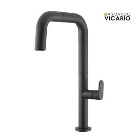 Μπαταρία Κουζίνας Armando Vicario Eva 400746-400 Black Matt Μπαταρία Κουζίνας Armando Vicario Eva 400746-400 Black Matt