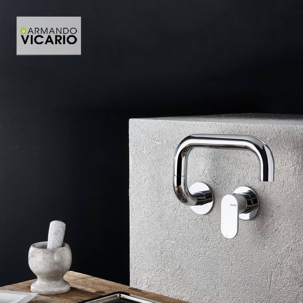Μπαταρία Κουζίνας Τοίχου Armando Vicario Laundry 400747-100 Chrome Μπαταρία Κουζίνας Τοίχου Armando Vicario Laundry 400747-100 Chrome