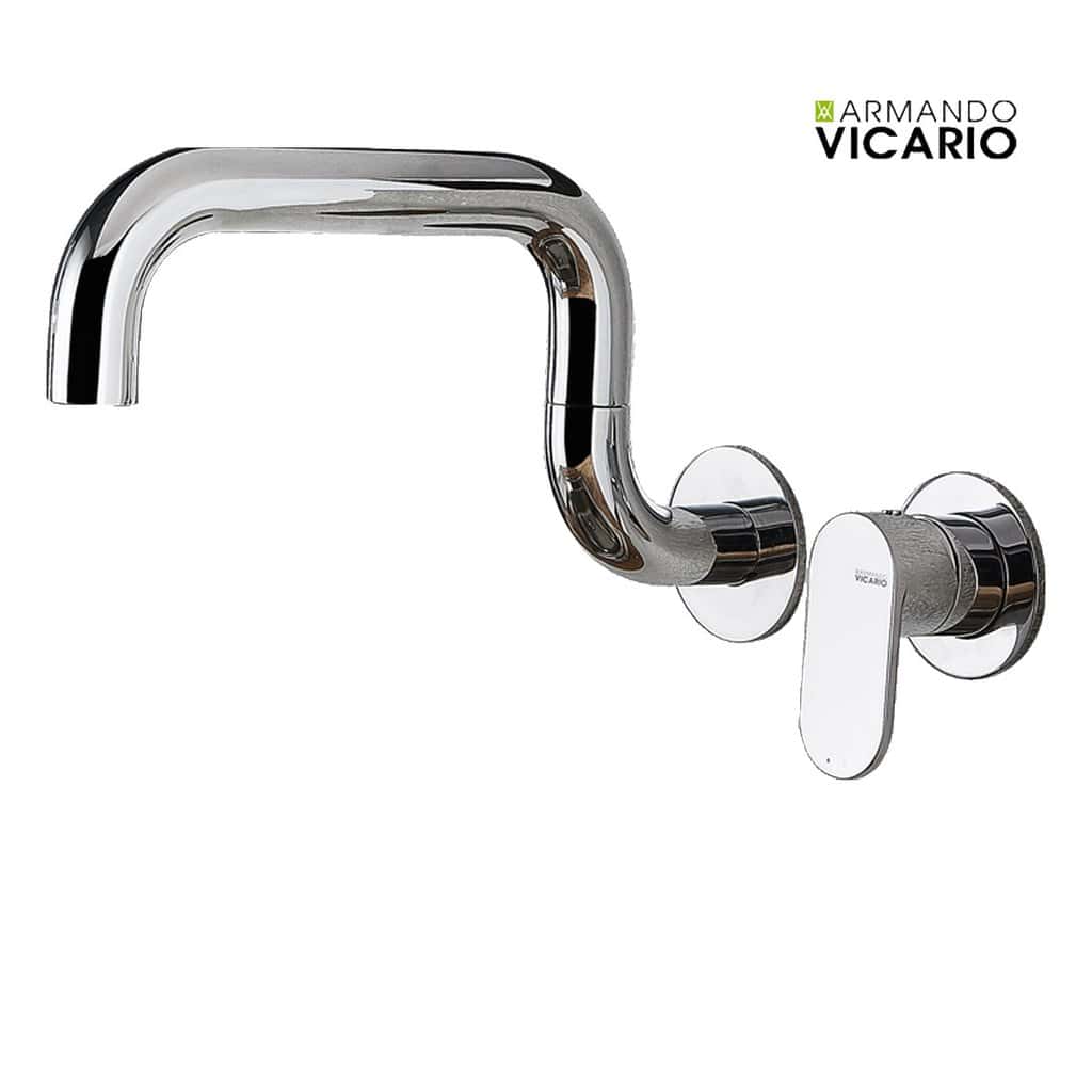 Μπαταρία Κουζίνας Τοίχου Armando Vicario Laundry 400747-100 Chrome Μπαταρία Κουζίνας Τοίχου Armando Vicario Laundry 400747-100 Chrome