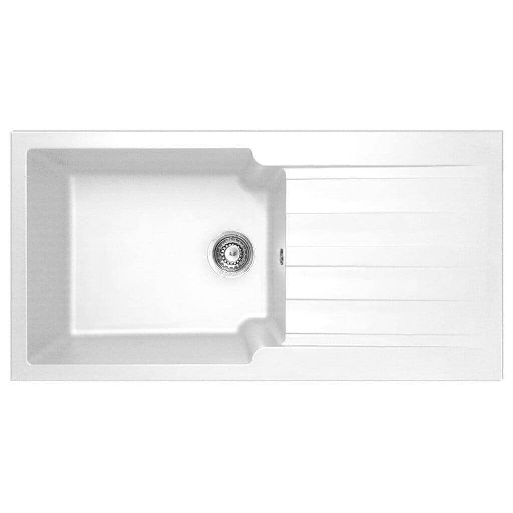 Νεροχύτης Κουζίνας Duralit KS105-300 White 100x50cm Νεροχύτης Κουζίνας Duralit KS105-300 White 100x50cm