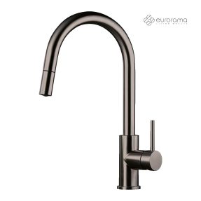 Μπαταρία Κουζίνας Eurorama 702600-411 Black Brushed Μπαταρία Κουζίνας Eurorama 702600-411 Black Brushed