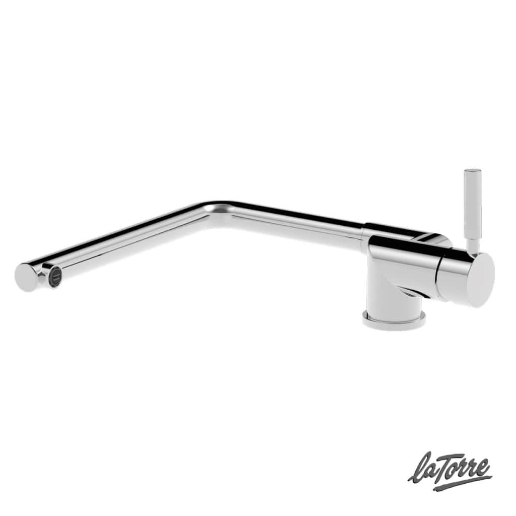 Μπαταρία Κουζίνας La Torre Tech 12115-400 Black Matt Μπαταρία Κουζίνας La Torre Tech 12115-400 Black Matt