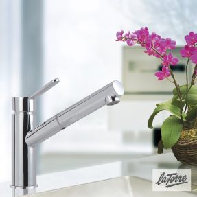 Μπαταρία Κουζίνας La Torre Newpro 42181-100 Chrome Μπαταρία Κουζίνας La Torre Newpro 42181-100 Chrome