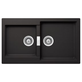Νεροχύτης Κουζίνας Schock Cristalite Manhattan 30290-1401 Nero 86x50cm Νεροχύτης Κουζίνας Schock Cristalite Manhattan 30290-1401 Nero 86x50cm