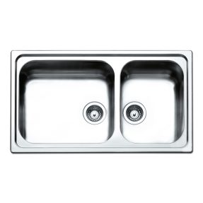 Νεροχύτης Κουζίνας Apell Linear 8520-110 Ένθετος Ανοξείδωτος Σατινέ Λείος 86x50cm Νεροχύτης Κουζίνας Apell Linear 8520-110 Ένθετος Ανοξείδωτος Σατινέ Λείος 86x50cm