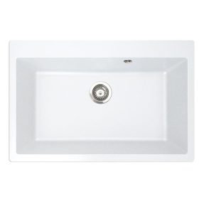 Νεροχύτης Κουζίνας Duralit KZ075-300 White 76x50cm Νεροχύτης Κουζίνας Duralit KZ075-300 White 76x50cm