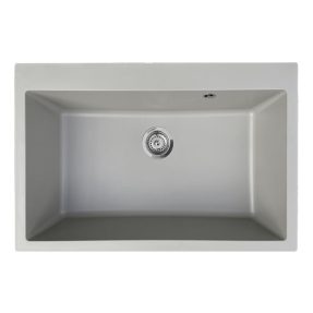 Νεροχύτης Κουζίνας Duralit KZ075-430 Platinum 76x50cm Νεροχύτης Κουζίνας Duralit KZ075-430 Platinum 76x50cm