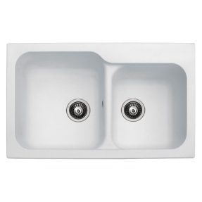Νεροχύτης Κουζίνας Duralit KZ200-300 White 83x50cm Νεροχύτης Κουζίνας Duralit KZ200-300 White 83x50cm