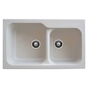 Νεροχύτης Κουζίνας Duralit KZ200-500 Beige 83x50cm Νεροχύτης Κουζίνας Duralit KZ200-500 Beige 83x50cm