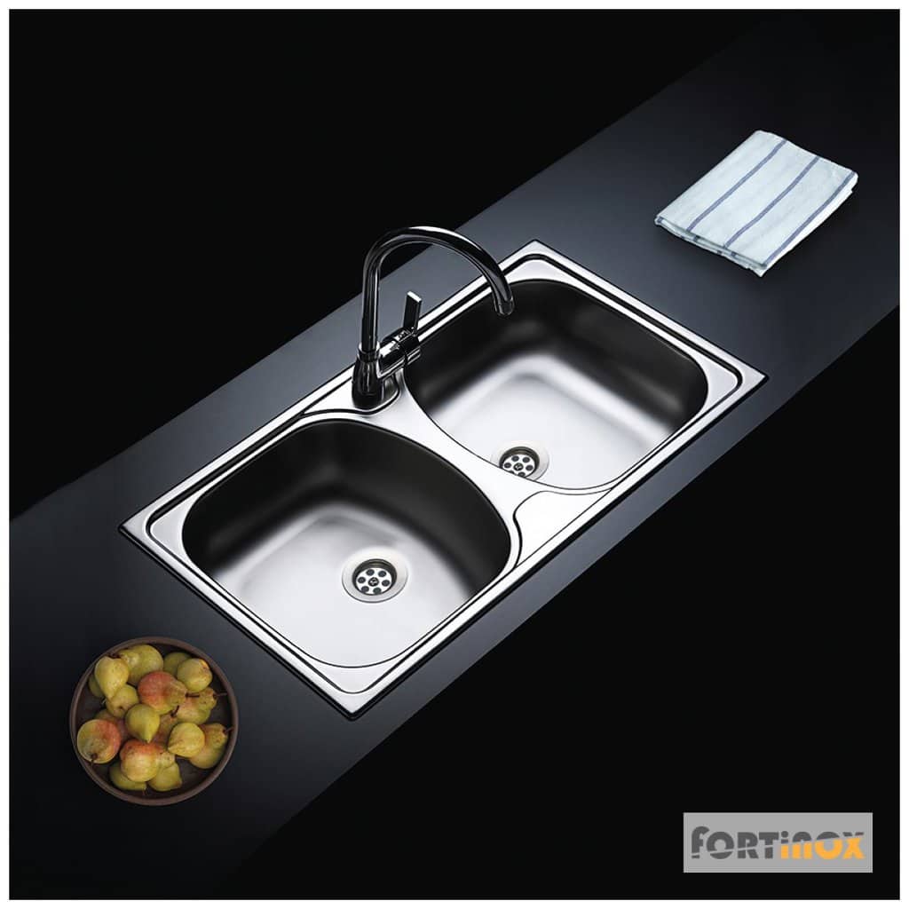 Νεροχύτης Κουζίνας Fortinox Slender 24200-110 Ένθετος Ανοξείδωτος Σατινέ Λείος 78,5x44,5cm Νεροχύτης Κουζίνας Fortinox Slender 24200-110 Ένθετος Ανοξείδωτος Σατινέ Λείος 78,5x44,5cm