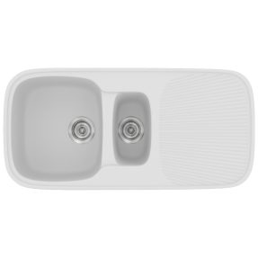 Νεροχύτης Κουζίνας Sanitec Classic 301-00 White 97x50cm Νεροχύτης Κουζίνας Sanitec Classic 301-00 White 97x50cm