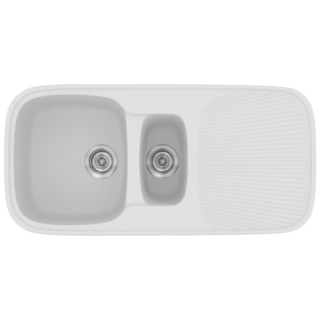 Νεροχύτης Κουζίνας Sanitec Classic 301-00 White 97x50cm Νεροχύτης Κουζίνας Sanitec Classic 301-00 White 97x50cm