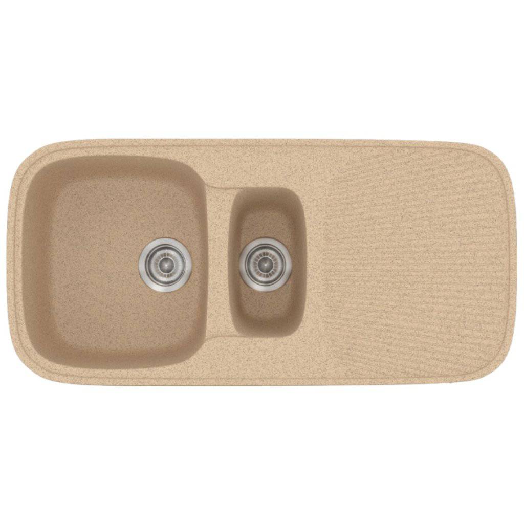 Νεροχύτης Κουζίνας Sanitec Classic 301-10 Granite Beige 97x50cm Νεροχύτης Κουζίνας Sanitec Classic 301-10 Granite Beige 97x50cm