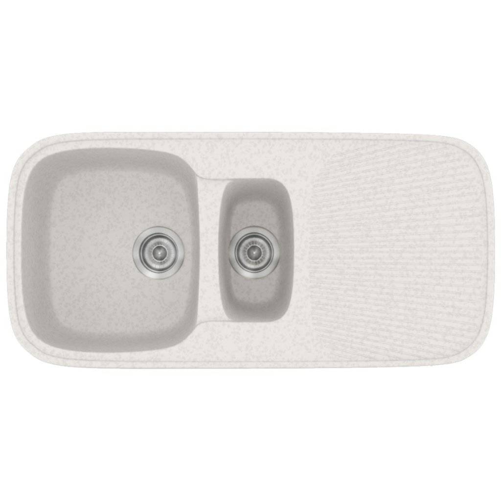 Νεροχύτης Κουζίνας Sanitec Classic 301-14 Metallic Ice 97x50cm Νεροχύτης Κουζίνας Sanitec Classic 301-14 Metallic Ice 97x50cm