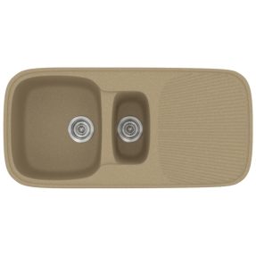 Νεροχύτης Κουζίνας Sanitec Classic 301-15 Metallic Cream 97x50cm Νεροχύτης Κουζίνας Sanitec Classic 301-15 Metallic Cream 97x50cm
