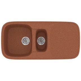 Νεροχύτης Κουζίνας Sanitec Classic 301-20 Granite Terracota 97x50cm Νεροχύτης Κουζίνας Sanitec Classic 301-20 Granite Terracota 97x50cm