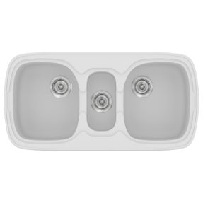 Νεροχύτης Κουζίνας Sanitec Classic 303-00 White 96x51cm Νεροχύτης Κουζίνας Sanitec Classic 303-00 White 96x51cm