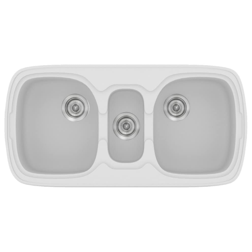 Νεροχύτης Κουζίνας Sanitec Classic 303-00 White 96x51cm Νεροχύτης Κουζίνας Sanitec Classic 303-00 White 96x51cm