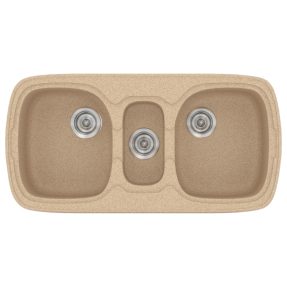 Νεροχύτης Κουζίνας Sanitec Classic 303-10 Granite Beige 96x51cm Νεροχύτης Κουζίνας Sanitec Classic 303-10 Granite Beige 96x51cm