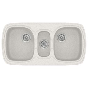 Νεροχύτης Κουζίνας Sanitec Classic 303-14 Metallic Ice 96x51cm Νεροχύτης Κουζίνας Sanitec Classic 303-14 Metallic Ice 96x51cm