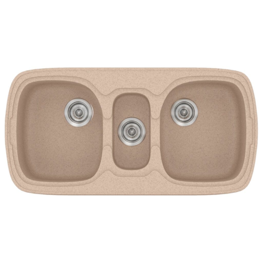 Νεροχύτης Κουζίνας Sanitec Classic 303-21 Granite Sand 96x51cm Νεροχύτης Κουζίνας Sanitec Classic 303-21 Granite Sand 96x51cm