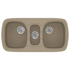 Νεροχύτης Κουζίνας Sanitec Classic 303-42 Granite Taupe 96x51cm Νεροχύτης Κουζίνας Sanitec Classic 303-42 Granite Taupe 96x51cm