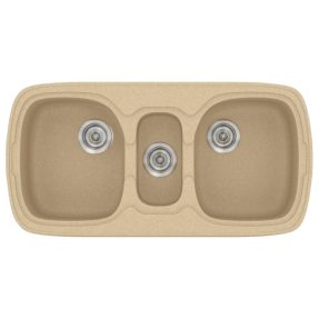 Νεροχύτης Κουζίνας Sanitec Classic 303-45 Granite Cappucino 96x51cm Νεροχύτης Κουζίνας Sanitec Classic 303-45 Granite Cappucino 96x51cm