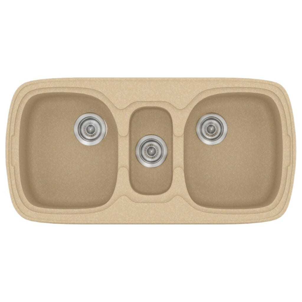 Νεροχύτης Κουζίνας Sanitec Classic 303-45 Granite Cappucino 96x51cm Νεροχύτης Κουζίνας Sanitec Classic 303-45 Granite Cappucino 96x51cm