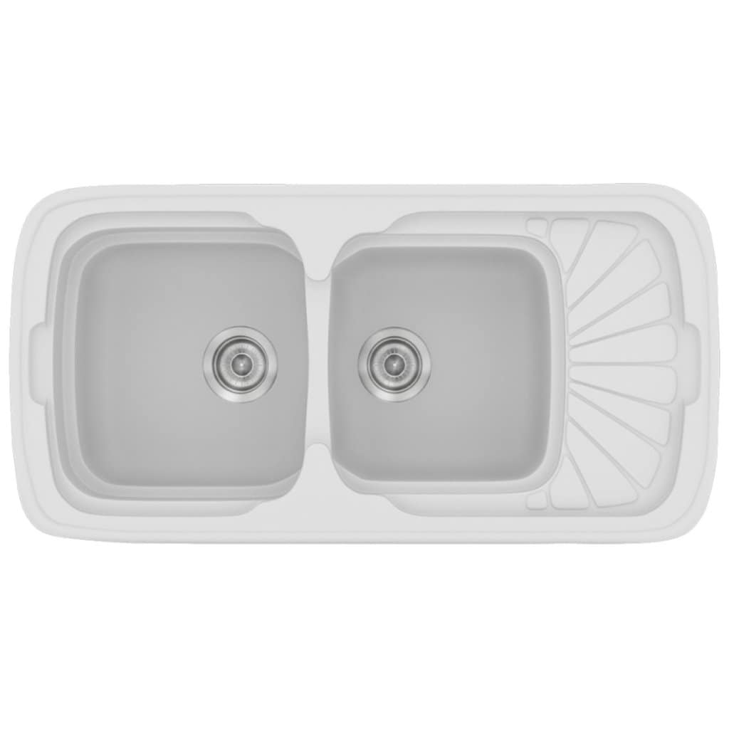 Νεροχύτης Κουζίνας Sanitec Classic 304-00 White 96x51cm Νεροχύτης Κουζίνας Sanitec Classic 304-00 White 96x51cm