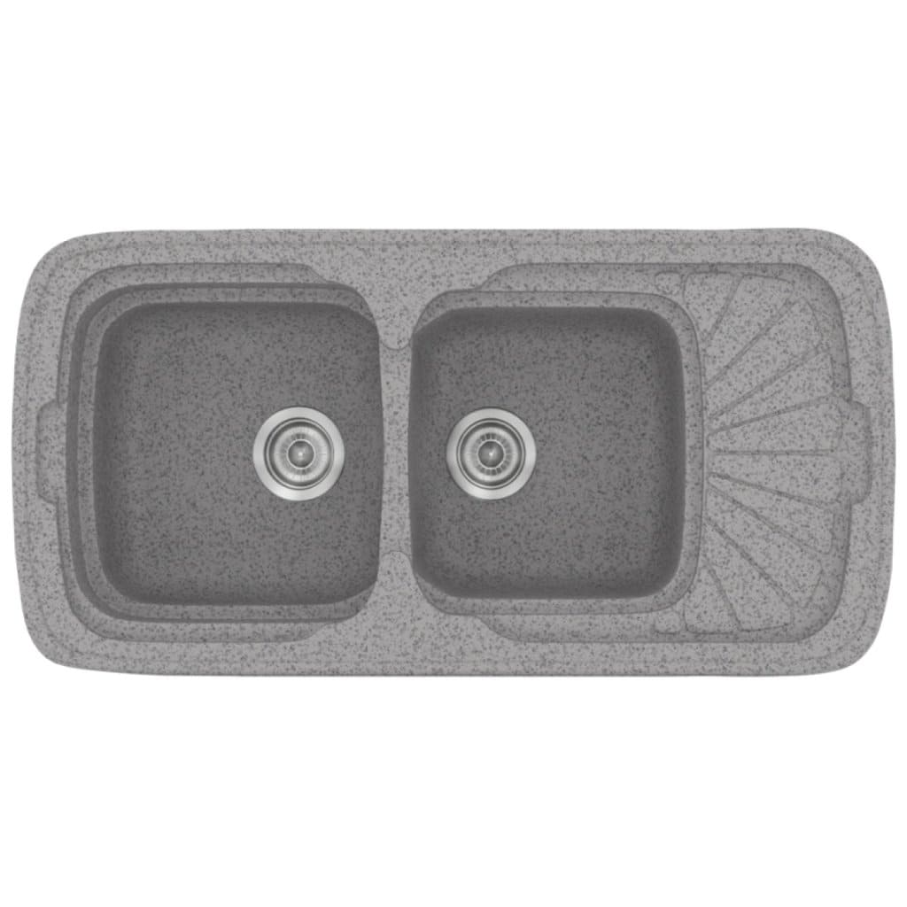 Νεροχύτης Κουζίνας Sanitec Classic 304-04 Granite Grey 96x51cm Νεροχύτης Κουζίνας Sanitec Classic 304-04 Granite Grey 96x51cm