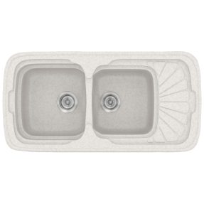 Νεροχύτης Κουζίνας Sanitec Classic 304-14 Metallic Ice 96x51cm Νεροχύτης Κουζίνας Sanitec Classic 304-14 Metallic Ice 96x51cm