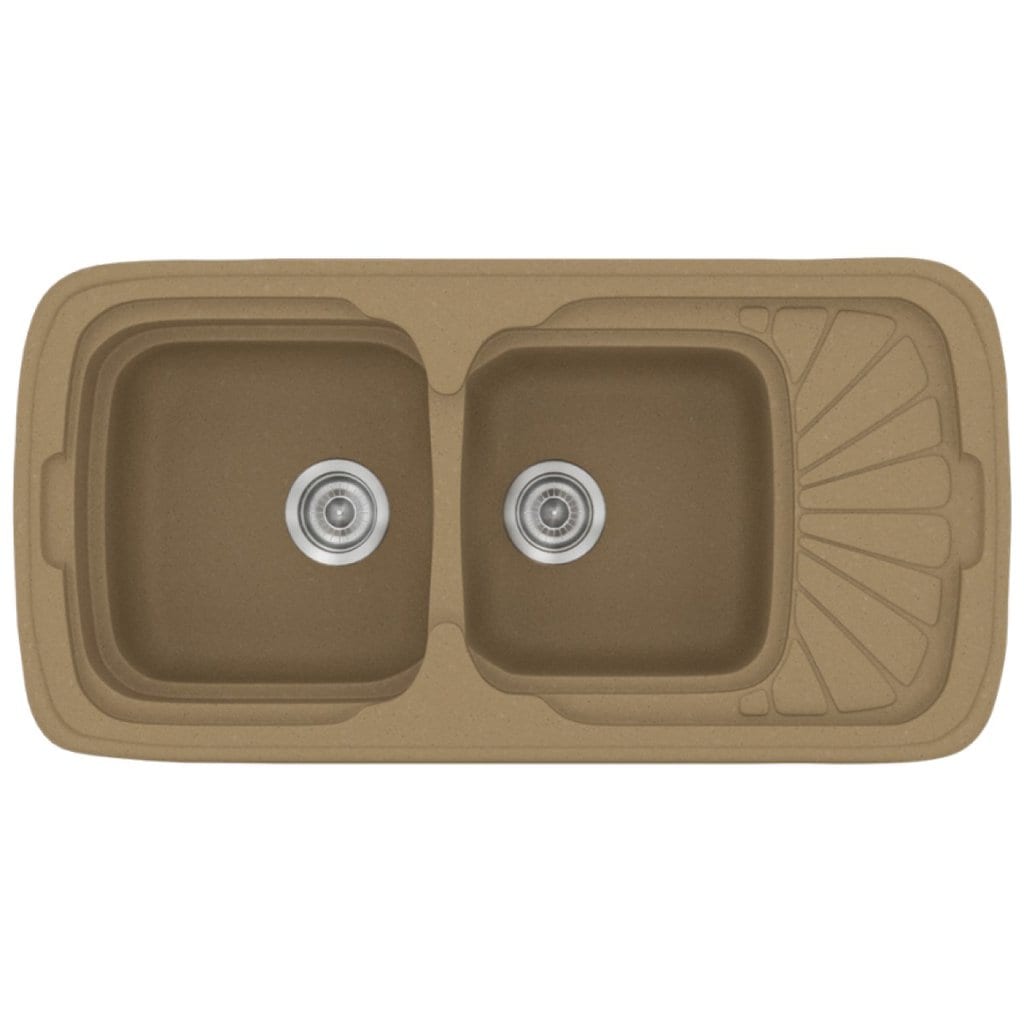 Νεροχύτης Κουζίνας Sanitec Classic 304-16 Metallic Coffee 96x51cm Νεροχύτης Κουζίνας Sanitec Classic 304-16 Metallic Coffee 96x51cm
