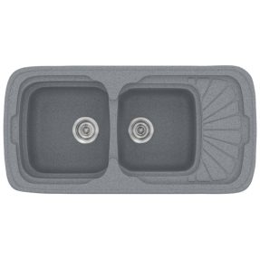 Νεροχύτης Κουζίνας Sanitec Classic 304-17 Metallic Silver 96x51cm Νεροχύτης Κουζίνας Sanitec Classic 304-17 Metallic Silver 96x51cm