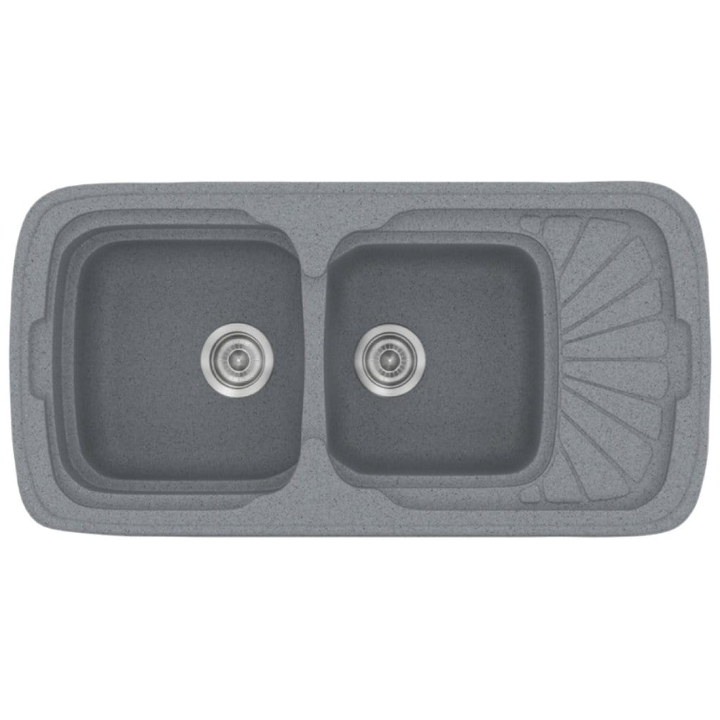 Νεροχύτης Κουζίνας Sanitec Classic 304-17 Metallic Silver 96x51cm Νεροχύτης Κουζίνας Sanitec Classic 304-17 Metallic Silver 96x51cm